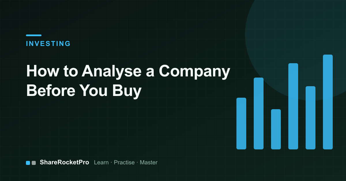 Bar chart for analysing a company stock