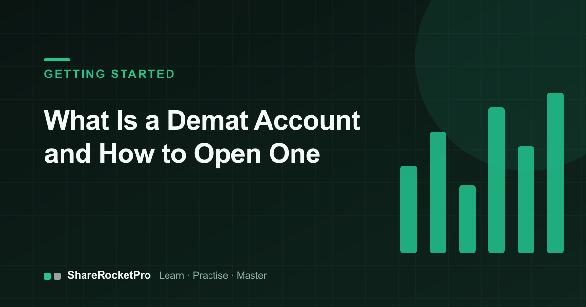Bar chart illustration for what is a Demat account